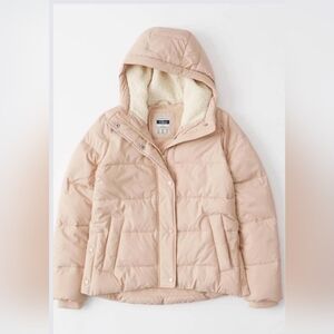 Abercrombie & Fitch Ultra Pink Puffer Jacket